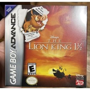 Lion King 1 1/2 GBA (Brand New Factory Sealed US Version) Game Boy Advance